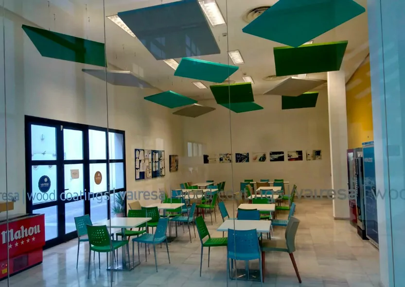proyecto paneles acusticos zonas comunes