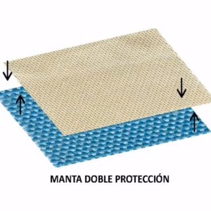 MANTA DOBLE PROTECCIÓN HORIZONTAL